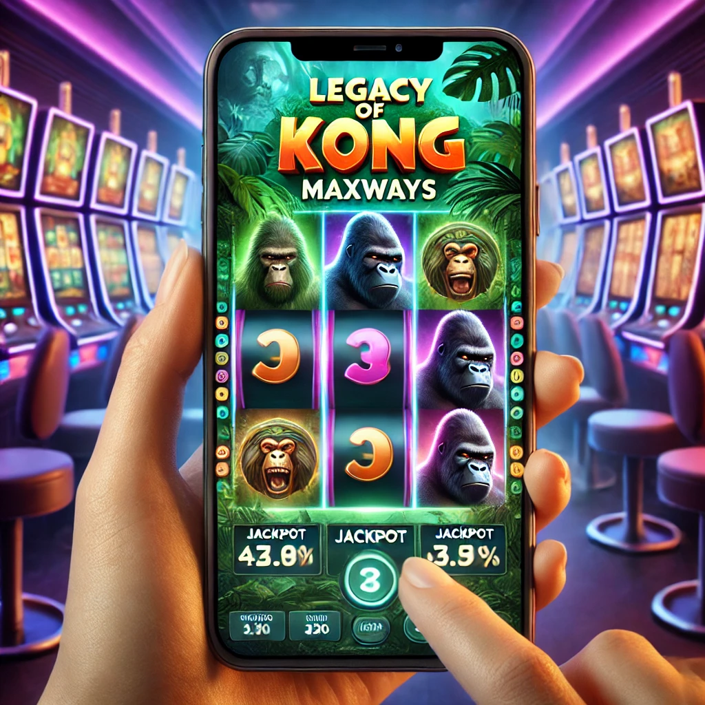 Play Slots on Mobile Legacy of Kong Maxways